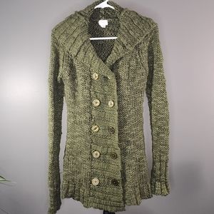Forest Green Hooded Sweater